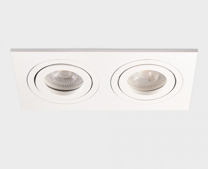 SAG203-4 white/white светильник встраиваемый поворотный