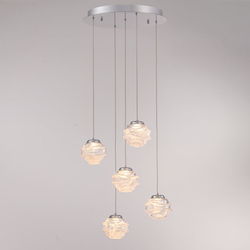 Подвесной светильник MD25030003-5A chrome/clear