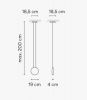 Подвесной светильник Vibia Cosmos 2500 Light grey