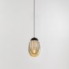 Подвесной светильник MD25090022-1A matt black/champagne