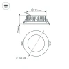 Светодиодный светильник LTD-105WH-FROST-9W Day White 110deg (Arlight, IP44 Металл, 3 года) 021492