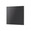 INTELLIGENT ARLIGHT Накладка панели KNX-23-2G-SUF Dark Grey (Backlightless) (IARL, IP20 Металл, 2 года) 052875