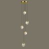 Подвесной светильник MD24001033-5A gold/clear