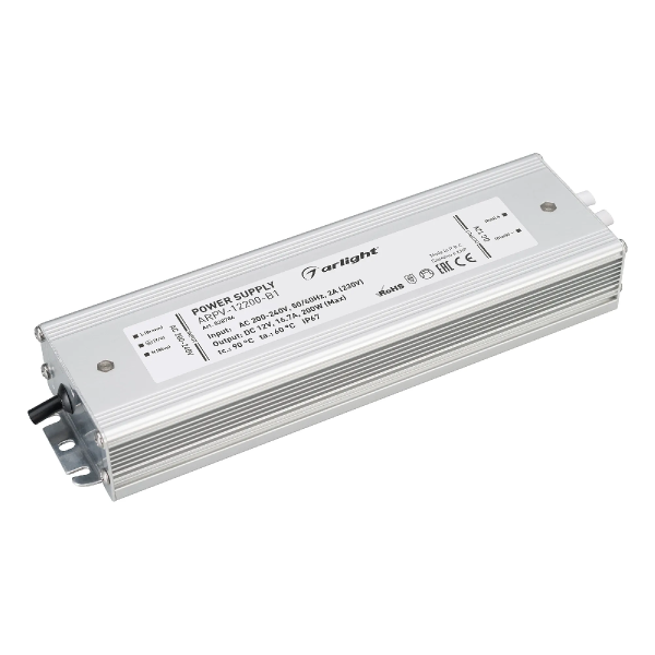 Блок питания ARPV-12200-B1 (12V, 16,7A, 200W) (Arlight, IP67 Металл, 3 года) 028784