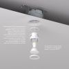 Встраиваемый точечный светильник INVIZ DK2080-WH
