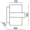 Настенный светильник (бра) Freya FR5367WL-02BS