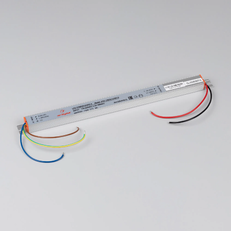 Блок питания ARV-12024-LONG-D (12V, 2A, 24W) (Arlight, IP20 Металл, 2 года) 026418(1)