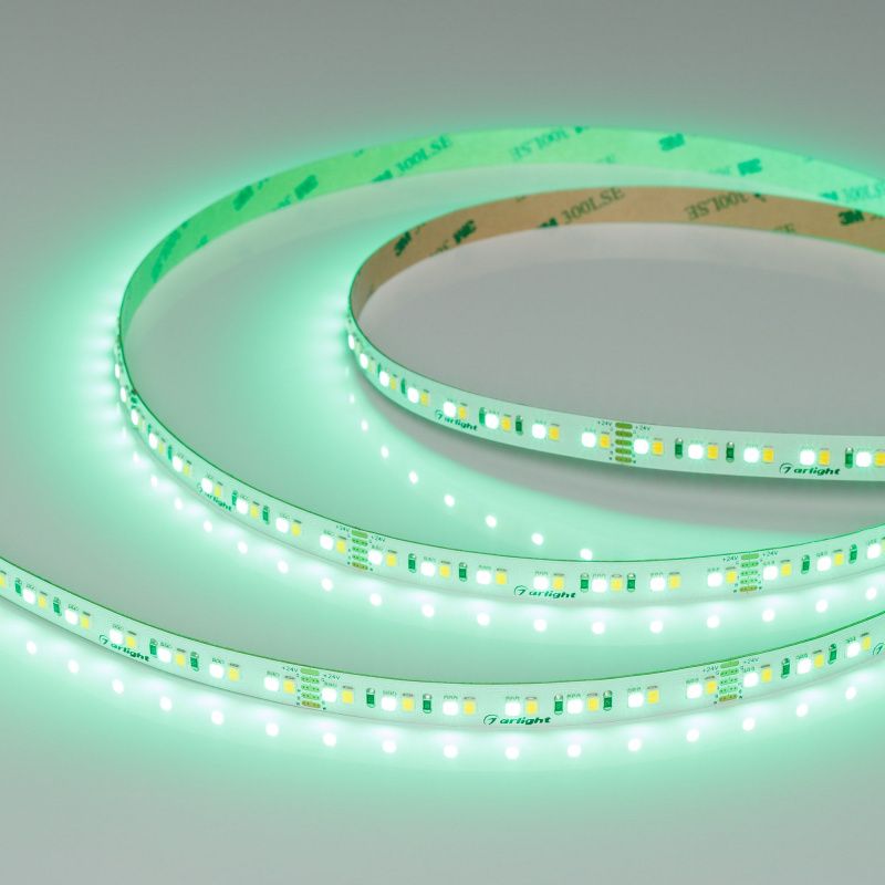 Светодиодная лента RT-A168-10mm 24V RGBW-Day (20 W/m, IP20, 5m) (Arlight, высок.эфф.150 лм/Вт) 056878