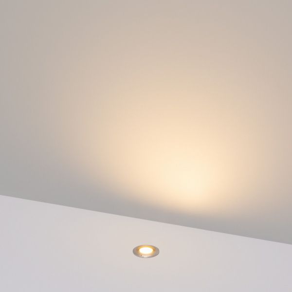 Светильник ART-PELURU-GROUND-R23-1W Warm3000 (SL, 100 deg, 24V) (Arlight, IP67 Металл, 3 года) 057833