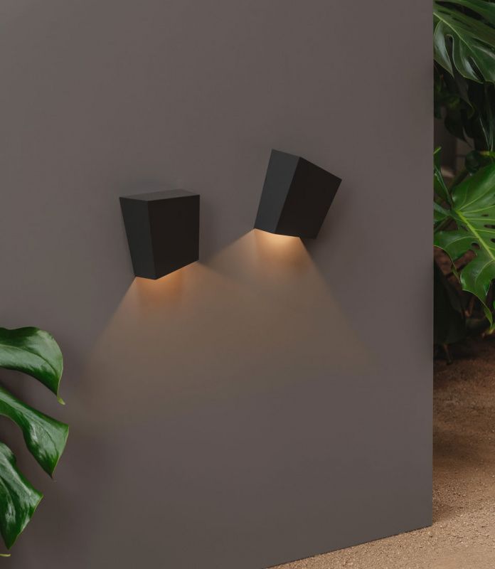 Настенный светильник Vibia Break plus 4112 Black Anthracite