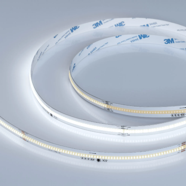 Светодиодная лента SPI-COB-X378-12mm 24V White6000-PX63-BPT (7 W/m, IP20, 5m) (Arlight, бегущий огонь) 041735