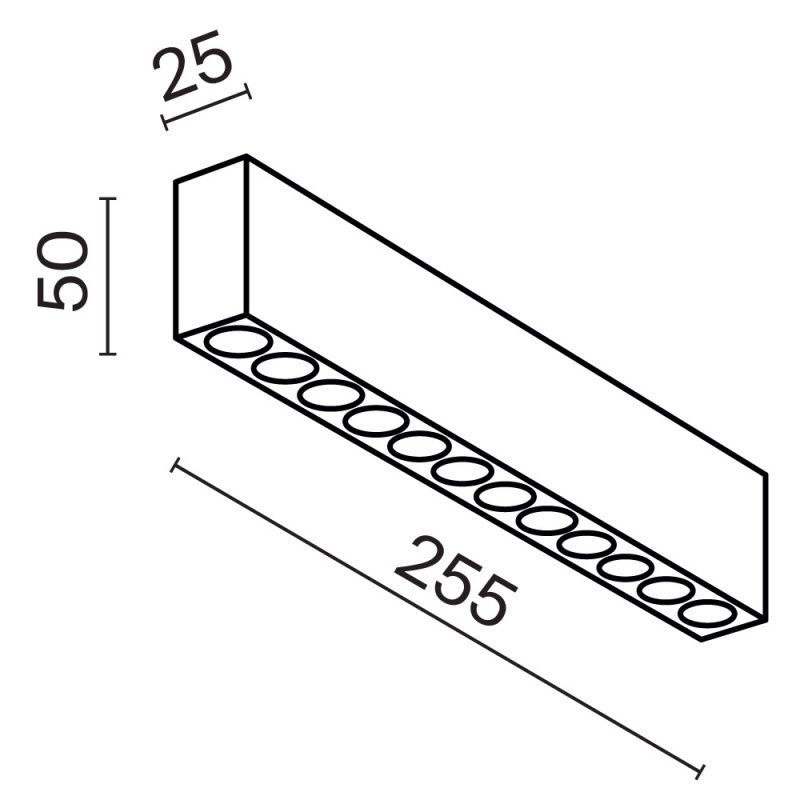Потолочный светильник Technical C066CL-20W3-6K-B