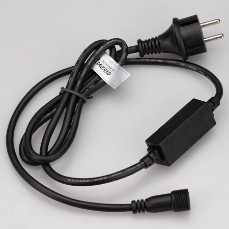 Шнур питания ARD-CLASSIC-BALL-STD-1.5M Black (230V, 1.6A) (Ardecoled, Закрытый) 025651