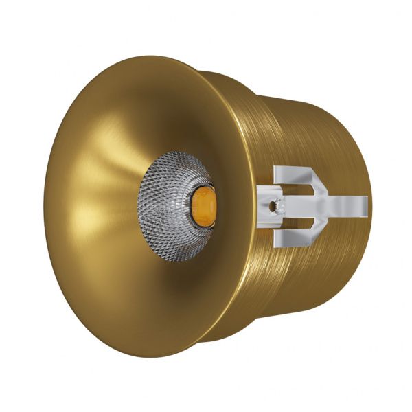 IT014-0208 gold светильник встраиваемый влагозащищенный