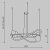 Подвесной светильник Maytoni MOD289PL-L53BS3K