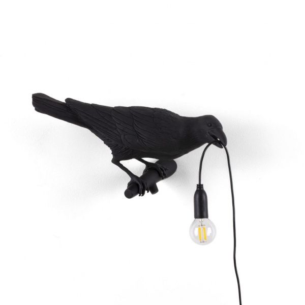 Настенный светильник Seletti Bird Looking Right Black