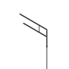 Кронштейн OXOR-SG2-1500x76-L1500 BLACK (Arlight, Сталь) 051652