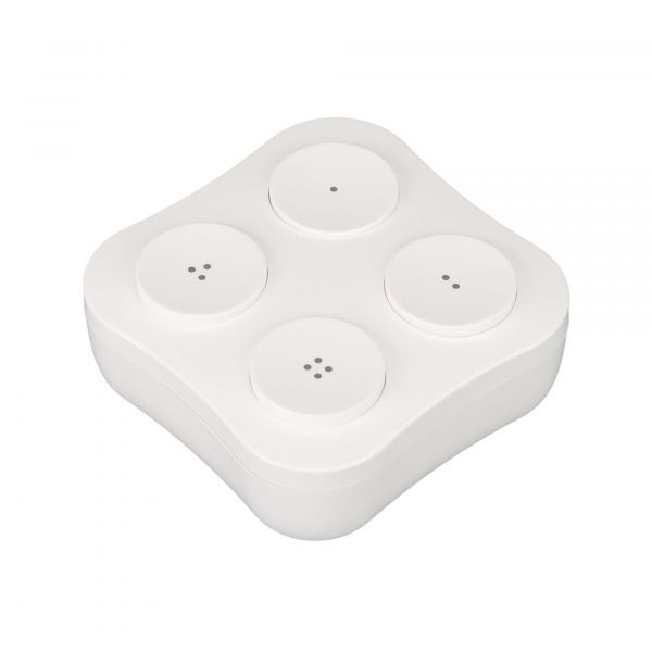 INTELLIGENT ARLIGHT Панель TUYA-228-4-RF-WH-SUF (kinetic, 433MHz) (IARL, IP20 Пластик, 3 года) 029698
