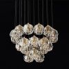 Подвесной светильник Restoration Hardware Boule De Cristal Round Cluster 24" Lacquered Burnished Brass