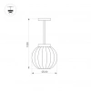 Светильник LGD-PEARL-HANG-7W Warm3000 (GR, 164 deg, 230V) (Arlight, IP65 Металл, 3 года) 030004