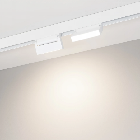 Светильник MAG-ORIENT-FLAT-FOLD-S195-6W Day4000 (WH, 80 deg, 48V, DALI) (Arlight, IP20 Металл, 5 лет) 035853