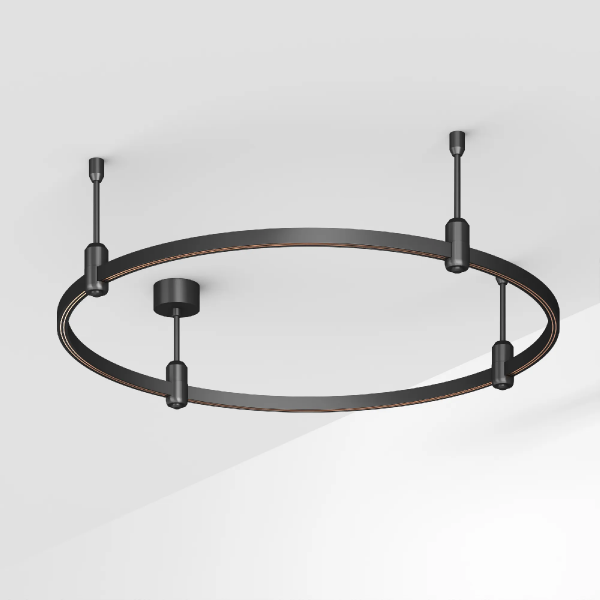 Основание ART-APRIORI-ROUND-ROD-200-R800 (BK) (Arlight, IP20 Металл, 3 года) 048495