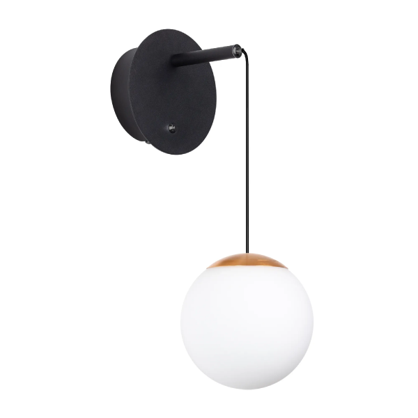 Светильник SP-BEADS-WALL-HANG-R130-6W Day4000 (BK-GD, 180 deg, 230V) (Arlight, IP20 Металл, 3 года) 037065