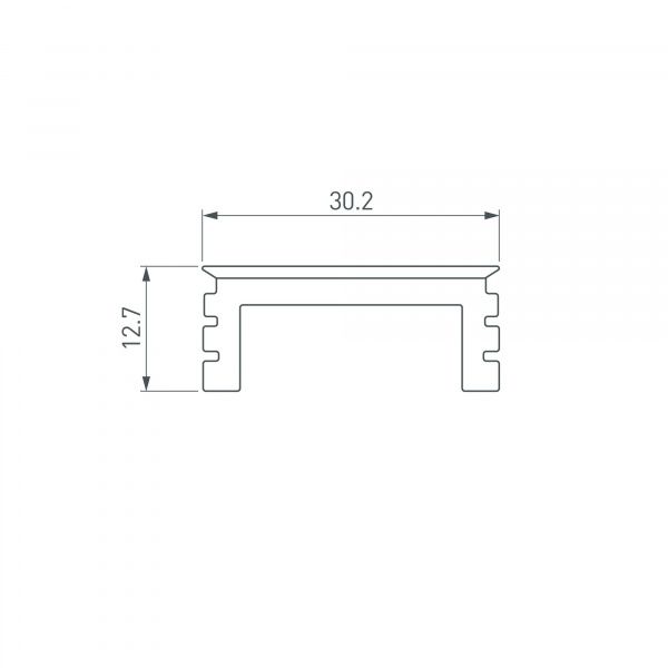 Экран LINE-3535-BENT-SIDE-2M OPAL (Arlight, -) 055987