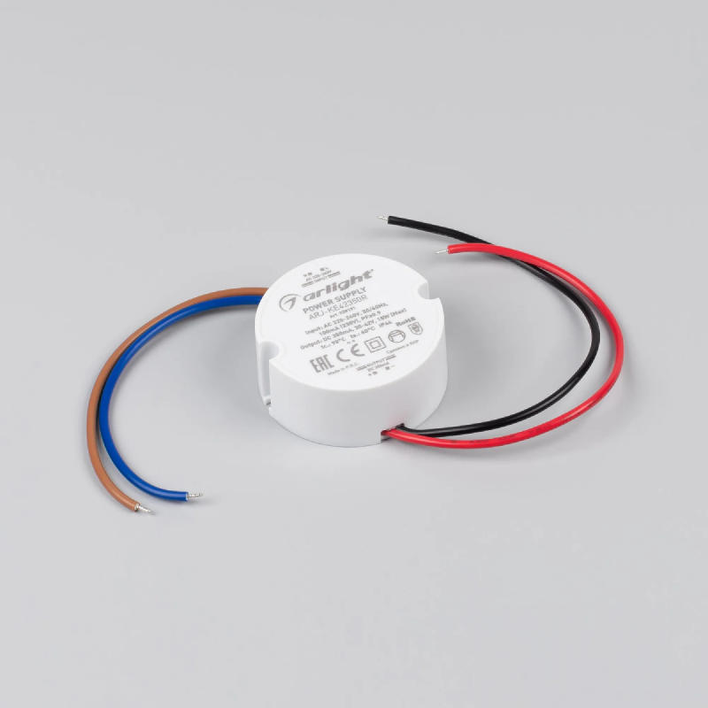 Блок питания ARJ-KE42350R (15W, 350mA, PFC) (Arlight, IP44 Пластик, 5 лет) 028191
