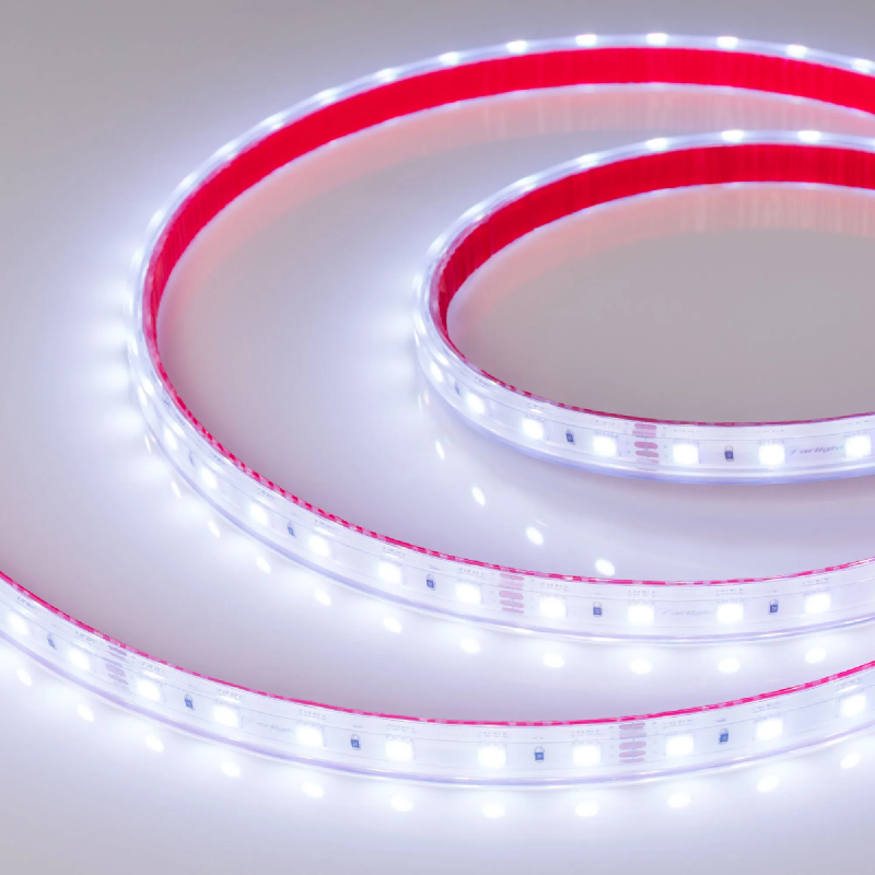 Светодиодная лента герметичная RTW-PS-B60-12mm 24V RGB (14.4 W/m, IP67, 5060, 5m) (Arlight, 14.4 Вт/м, IP67) 021400(2)