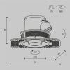 Встраиваемый светильник Technical DL127-8W3K-TRS-W