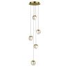 Подвесной светильник MD24001033-5A gold/clear