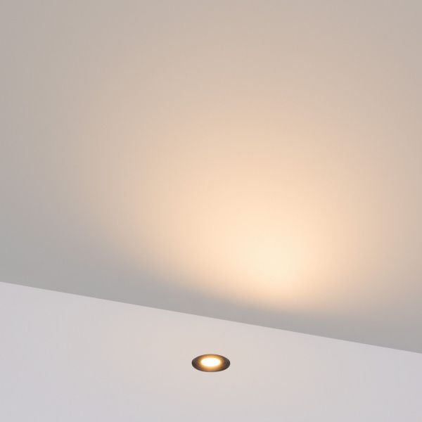 Светильник ART-PELURU-GROUND-R23-1W Warm2700 (GR, 100 deg, 24V) (Arlight, IP67 Металл, 3 года) 057840