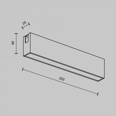 Трековый светильник Technical TR151-1-12W3K-PT
