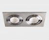 SAG203-4 silver/silver светильник встраиваемый поворотный