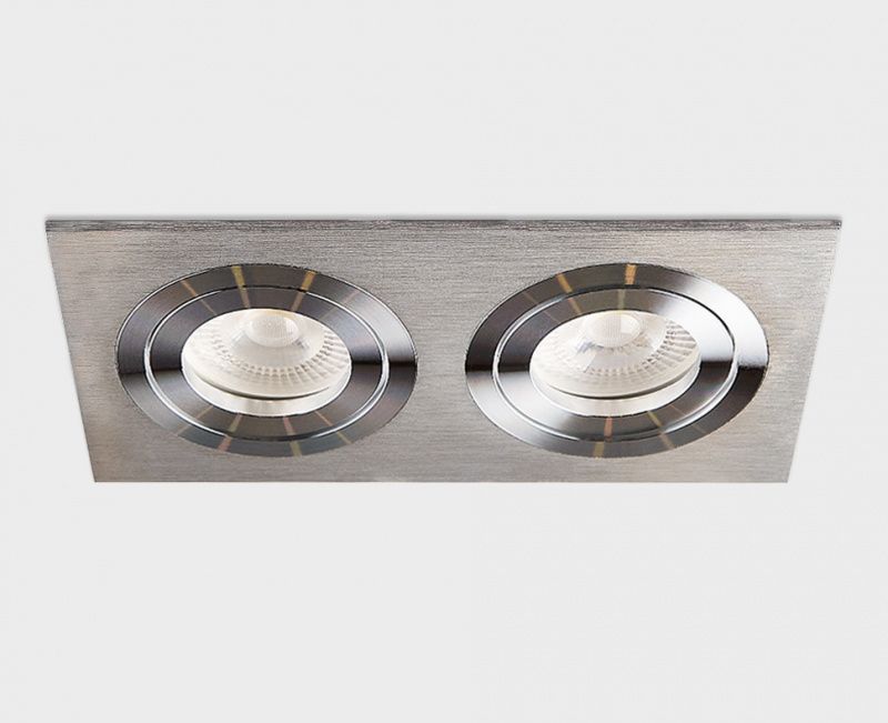 SAG203-4 silver/silver светильник встраиваемый поворотный