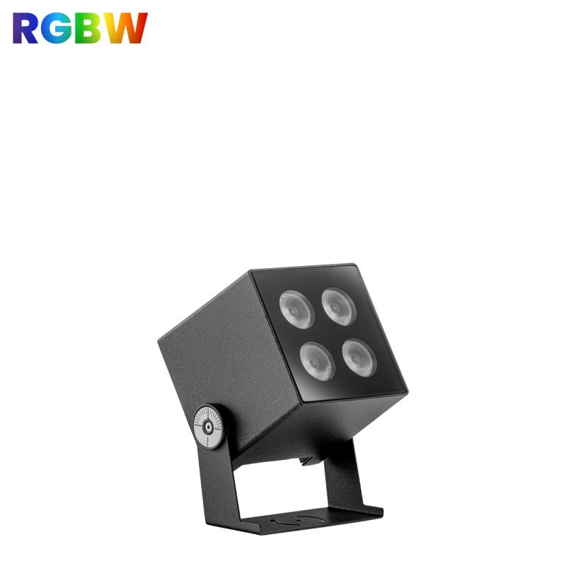 Уличный светильник AUGENTI Kubo 12-S 12W RGB+6500 60 DMX