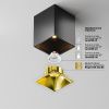 Потолочный светильник Technical C065CL-8W4K-SQ-B