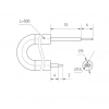 Провод питания ARL-MOONLIGHT-20AWG-2W-D4.5-CU-500 White (Arlight, Закрытый) 025548