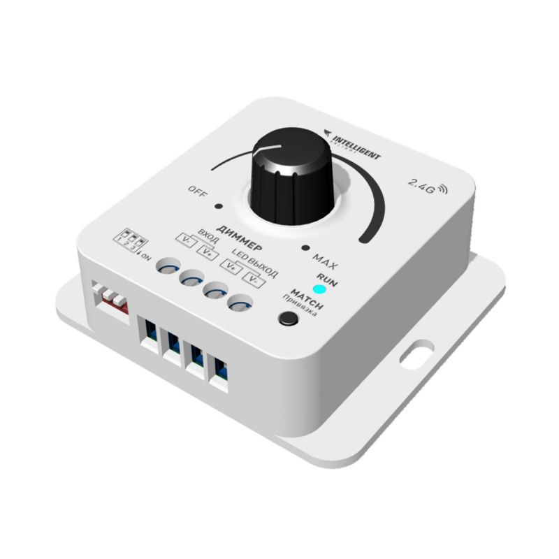 INTELLIGENT ARLIGHT Диммер SMART-PWM-101-32-DIM-SUF (12-48V, 1x8A, 2.4G) (IARL, IP20 Пластик, 5 лет) 050417