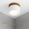 Накладной светодиодный светильник Ledron SUITABLE MIDDLE Wooden White