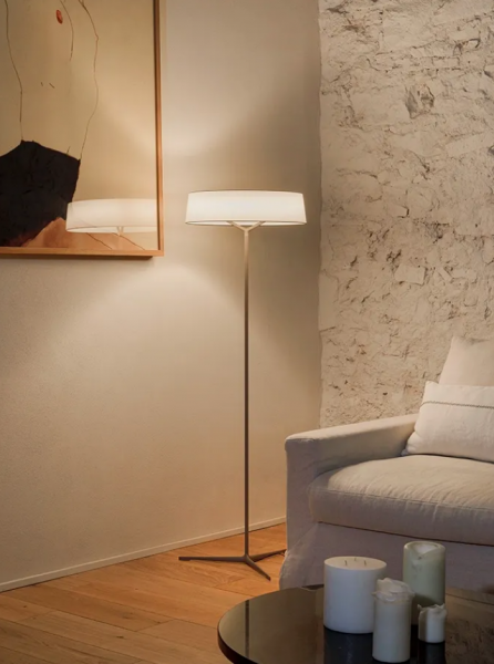 Торшер Vibia Dama 3230 Black 2700K Push