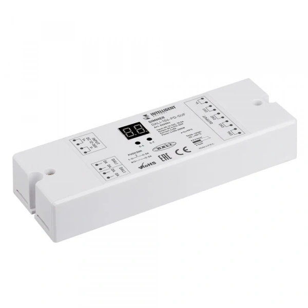 INTELLIGENT ARLIGHT Диммер DALI-104-PD-SUF (12-36V, 4х8А) (IARL, IP20 Пластик, 3 года) 026504