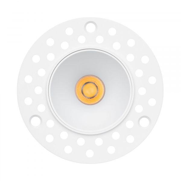 Светильник MS-INVISIO-TRIMLESS-R55-15W Warm3000 (WH-WH, 36 deg, 230V) (Arlight, IP54 Металл, 5 лет) 059162