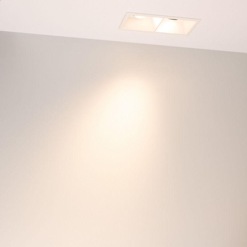 Светильник MS-FLOW-BUILT-S157x85-2x6W Warm3000 (WH, 55 deg, 230V) (Arlight, IP20 Металл, 5 лет) 060934