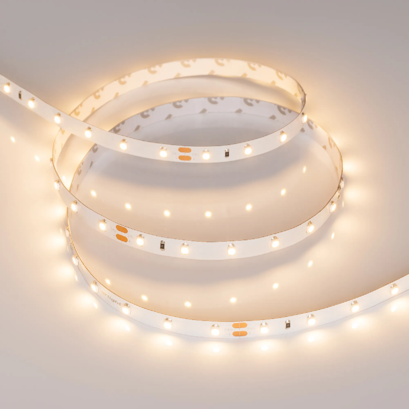 Светодиодная лента RT 2-5000 24V Warm2700 (3528, 300 LED, LUX) (Arlight, 4.8 Вт/м, IP20) 016145(B)