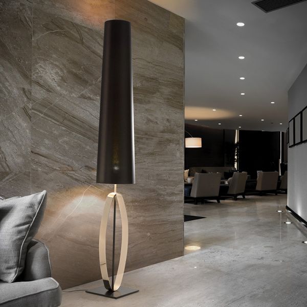 Торшер Selene Illuminazione Inari gold/black