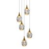 Подвесной светильник MD24001004-5A gold/clear