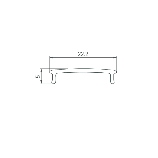 Экран FANTOM-W20-BEVEL-2000 OPAL (Arlight, Пластик) 039950