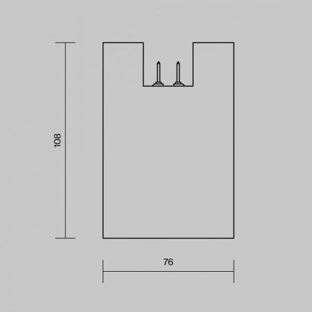 Уличный трековый светильник Outdoor O-TR01-2-S-16WW3K